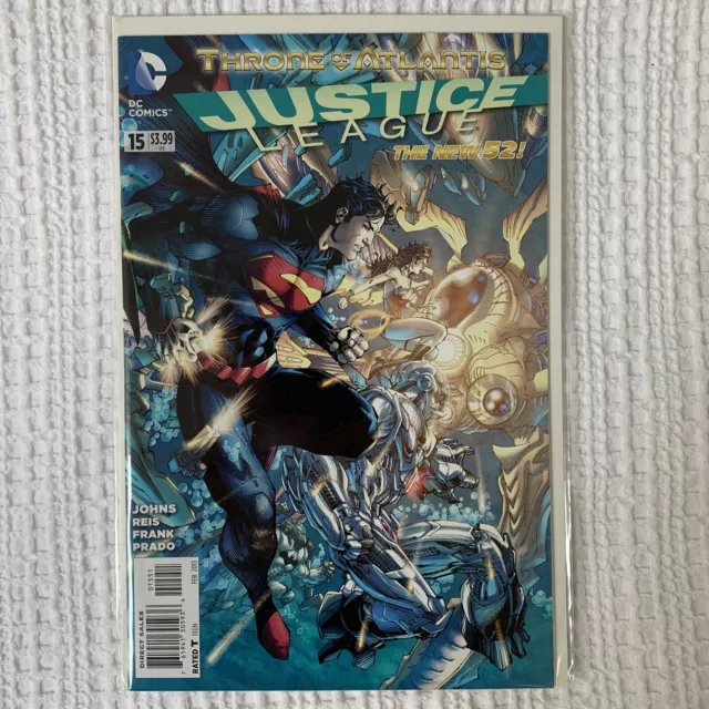 Justice League #15 Jim Lee Variant New 52 DC Comics Superman Cyborg Wonder Woman