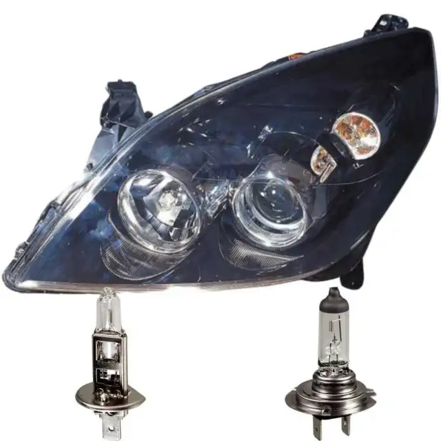 Halogen Headlight Right Opel Vectra C Year 04.02- H7/H1 Incl. Philips 1379692