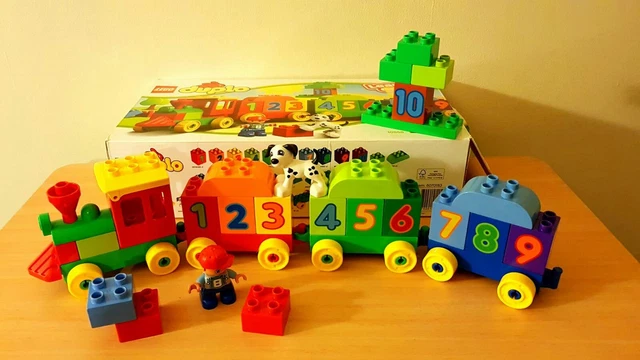 LEGO DUPLO NUMBER Train (10558) Learn to Count 100% Complete