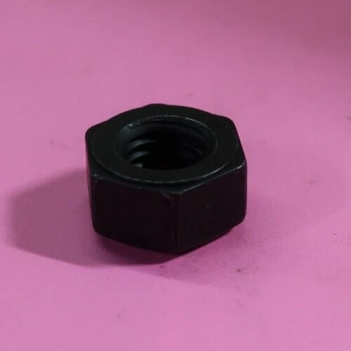 (100) 1/2-13 Plain Grade 5 Hex Finish Nuts - Unplated - Coarse