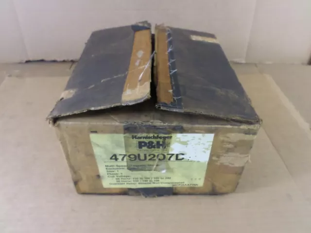 P & H Harnischfeger 479U207D11 Size-1 3-Phase Multi-Speed Magnetic Starter