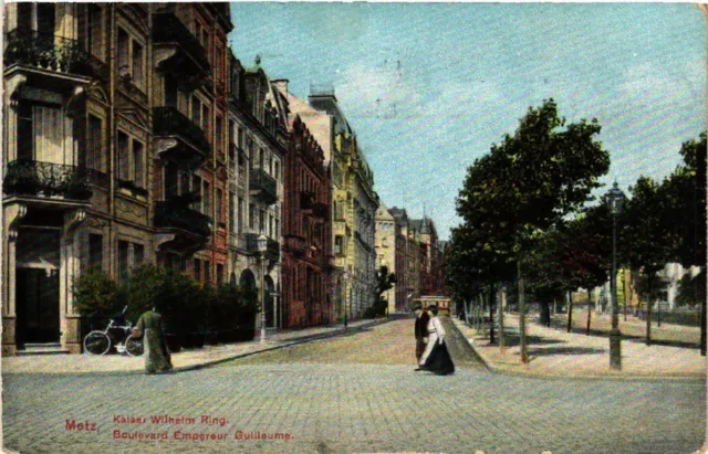 CPA AK METZ - Kaiser Wilhelm Ring - Boulevard Empereur Guillaume (455195)