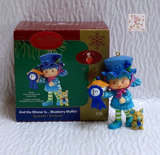 Figurine Charlotte Aux Fraises - Huckleberry Pie & Pupcake / Clafoutis Myrtille & Cornet