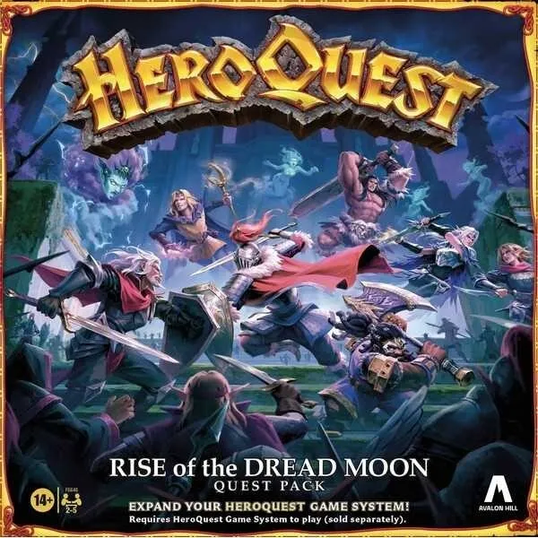 HeroQuest Board Game: Rise Of The Dread Moon Expansion - New