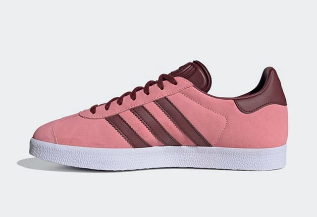 Scarpe Da Ginnastica Adidas Originals Og Gazelle In Pelle Scamosciata Rosa Uk 8,9,10 Nuove In Scatola Ultime 3 3