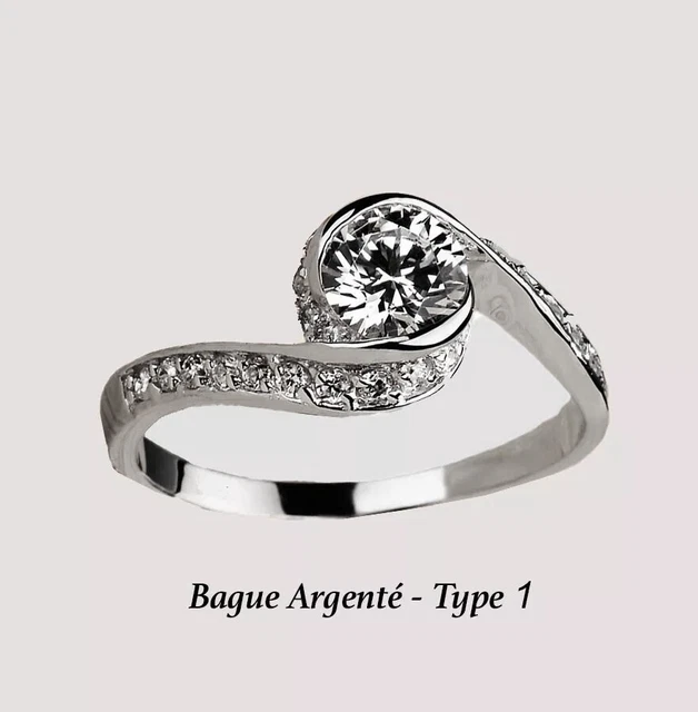 Bague Fantaisie Fleur Multicolore Strass – Taille 60 – Metal Argenté – Neuf Sans Boîte