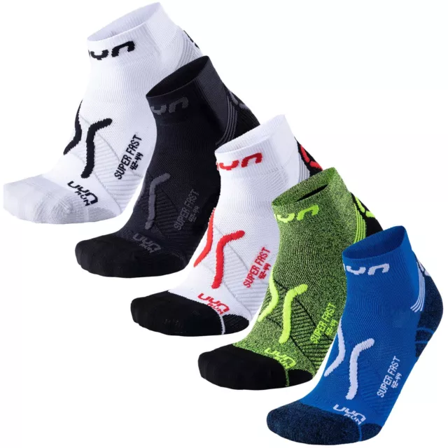 UYN Run Super Fast Socken Herren Laufsocken Kompression Funktionssocken