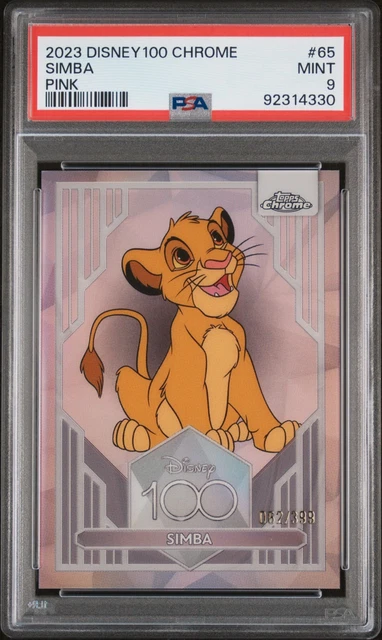 その他 Topps Chrome Disney100 SIMBA pink 399 SIMBA 2023 TOPPS Cromo Disney 100 Primer Año Refractor Rosa Sp 62