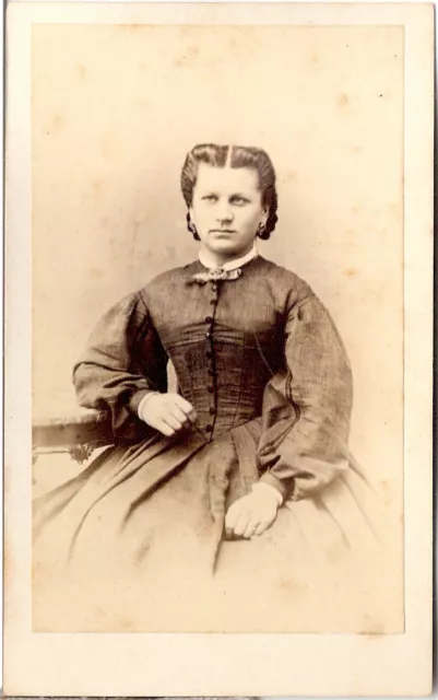 CDV photo Feine Dame - 1860er