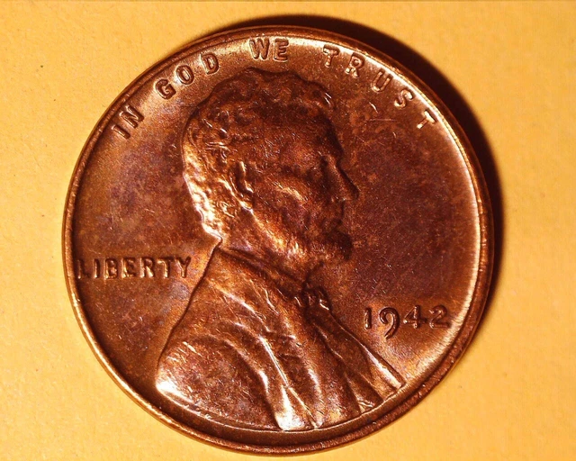 1942  Lincoln Head Wheat Penny Bu ~ 316-3