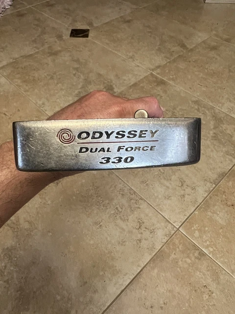 Odyssey Dual Force 330 Putter Steel Shaft Right Handed 30” Long Golf Pride Grip