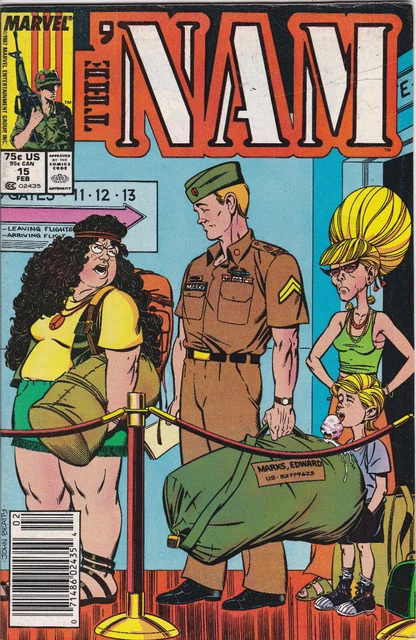 The 'Nam #15 (1986-1993) Marvel Comics, High Grade,Newsstand