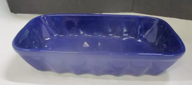Blue Square Ceramic Bowl Made in Portugal P243 029
