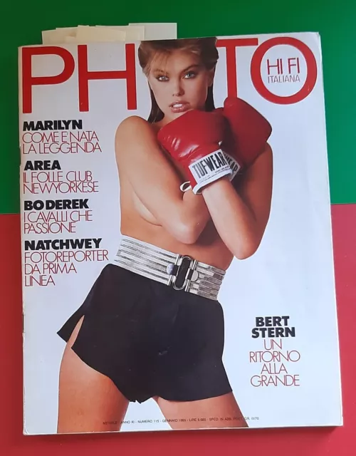 Photo Hifi Italiana 1985 Renee Simonsen Cover & Inside Marilyn Monroe Bo Derek