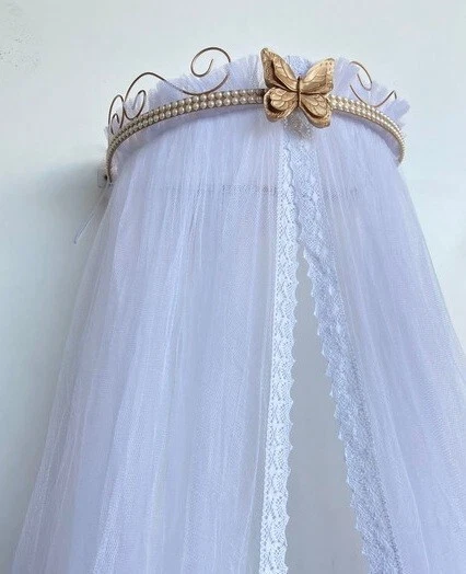 Canopy for butterfly girl's bedroom
