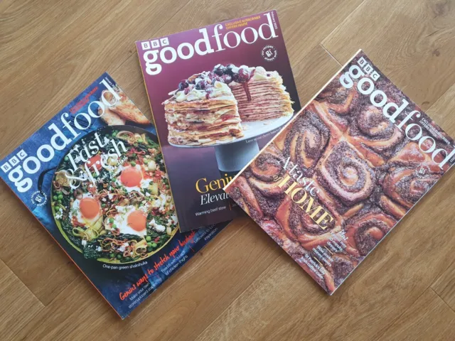 BBC Good Food Magazin Konvolut X 3. JAN, FEB, 23. MÄRZ
