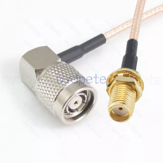 RP-TNC male right angle 90 Degree to SMA female RG316 Coaxial Cable 50ohms Kable