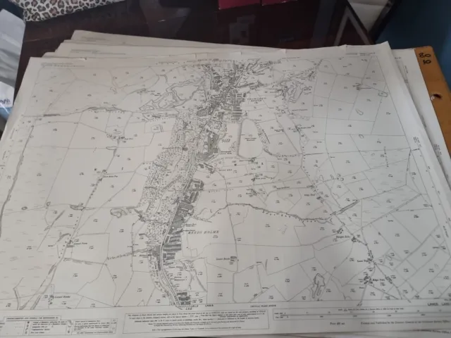 1930 Ordnance Vermessung Karte Schilf Holmes Rawtensall Meile = 25 Zoll Lancashire