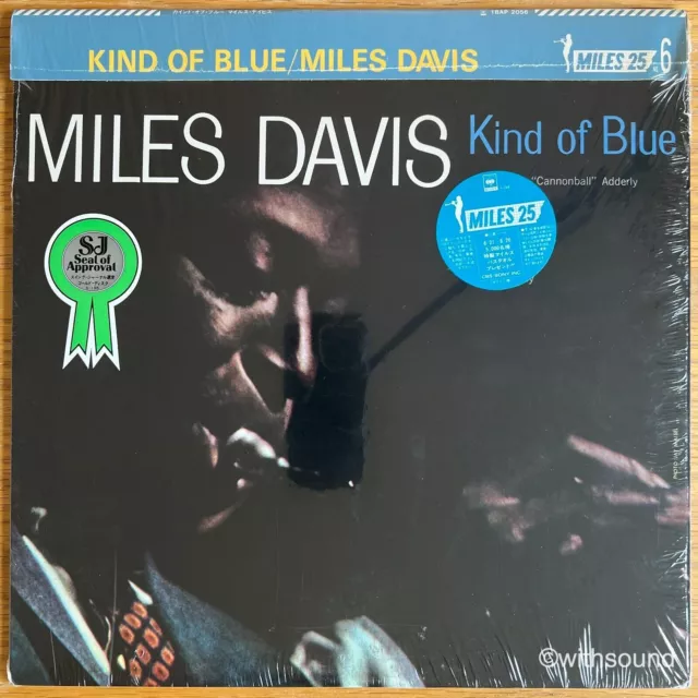 MILES DAVIS Kind Of Blue JAPAN REISSUE LP OBI IN SHRINK 1981 CBS/SONY 18AP 2056