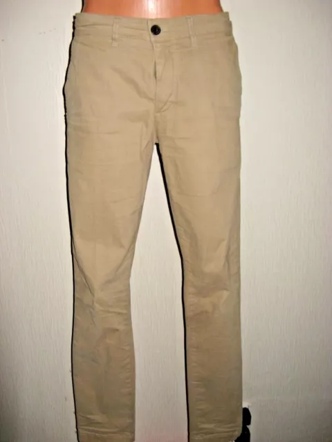 Worn Once Boys Mens Lyle & Scott Classic Sand Chinos Fashion Chino 30 Waist 32L