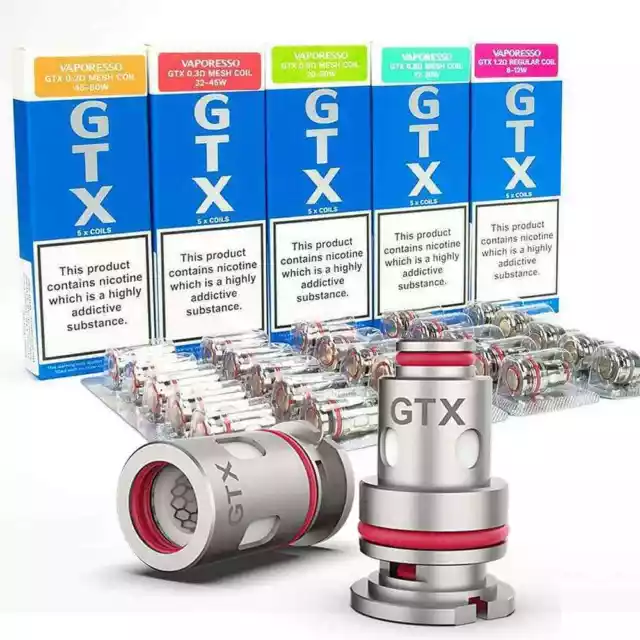 Vaporesso GTX Mesh Coils Target PM30|PM80 Atomizer 0.2Ω / 0.3Ω / 0.6Ω /0.8Ω(5pk)