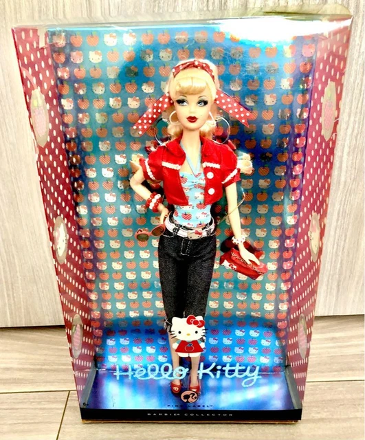 RARE HELLO KITTY SANRIO JAPAN EX. BARBIE DOLL LE 50 BANDAI MATTEL 24251