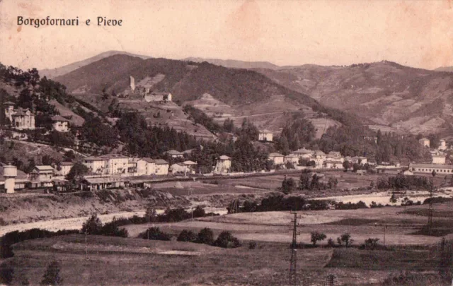 1925 Cartolina Di Borgo Fornari E Pieve - Ronco Scrivia Genova - C6-543