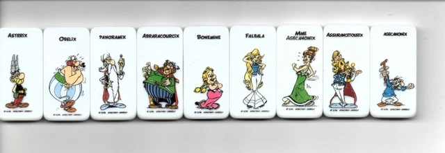 Astérix jeu de dominos publicitaire complet (40) Auchan et