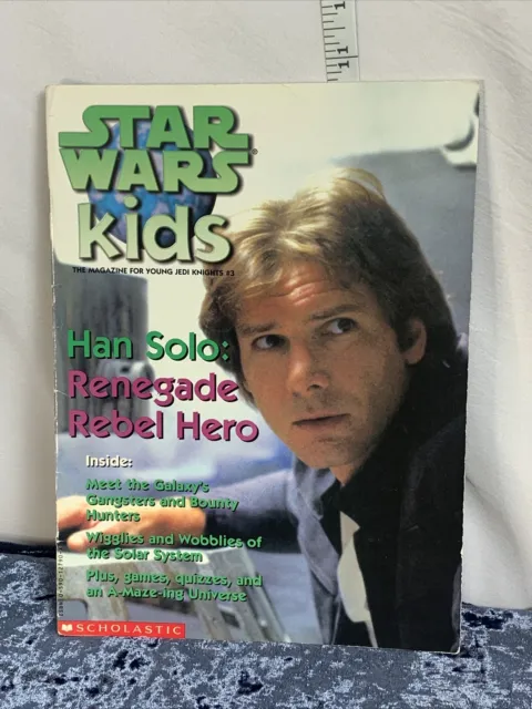 STAR WARS KIDS Magazine Scholastic 1997 Issue 3 Han Solo