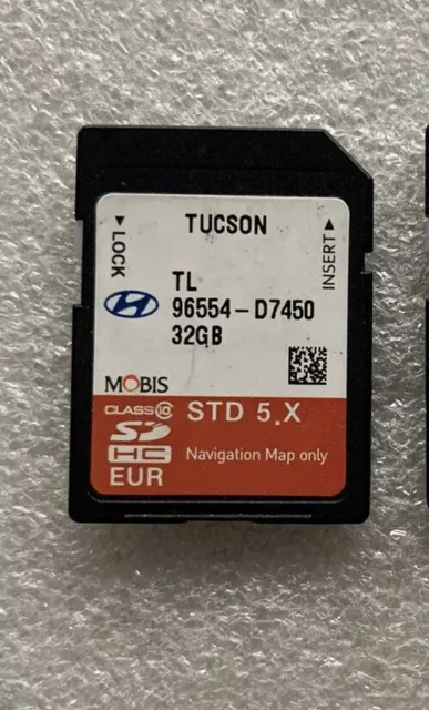 Sd Hyundai Tucson Navigazione SAT NAV SD Card 96554 D7450 32GB