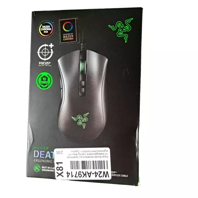 Razer DeathAdder V2 Gaming-Maus - Schwarz