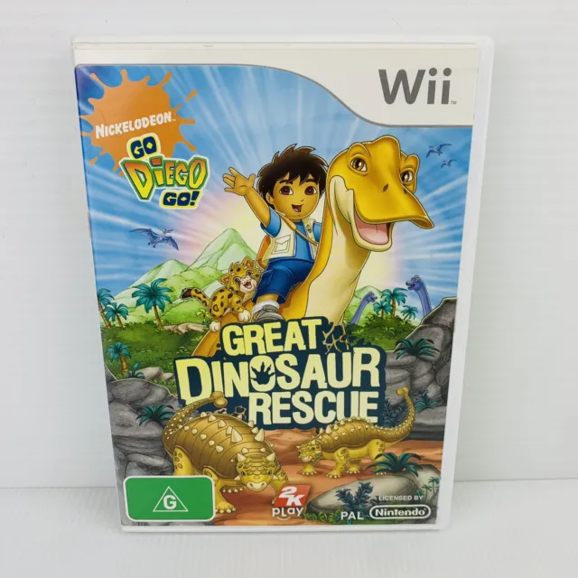 Sony PlayStation 2 Go Diego Go Great Dinosaur Rescue Ps2 Game