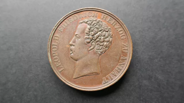 Anhalt Medaille Herzog zu Anhalt 1845