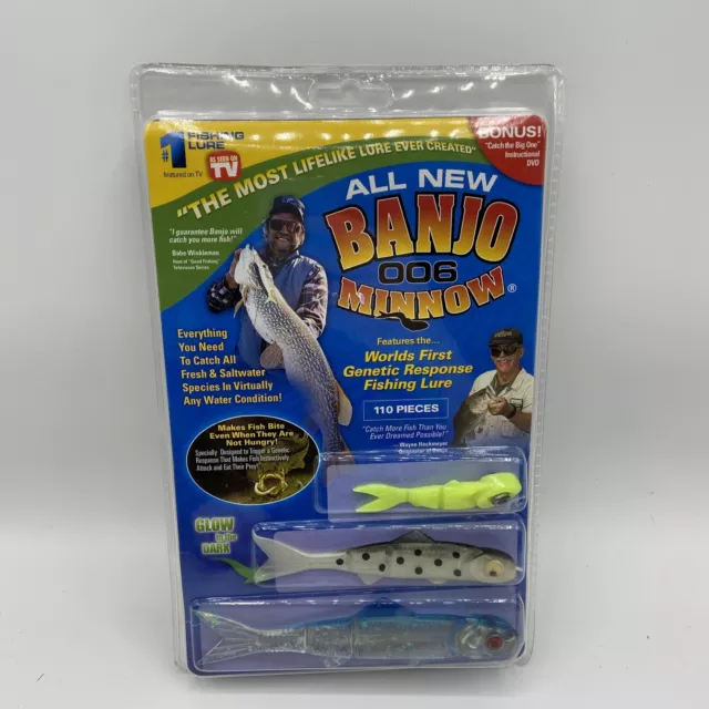 BANJO COMPLETE WEEDLESS Fishing System New Hooks Lures 110 Pc Set As Seen  On TV $47.49 - PicClick