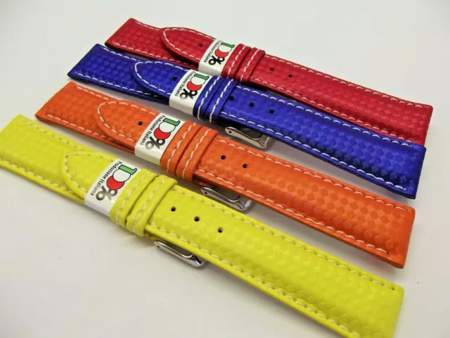 cinturini tecno carbonio e lorica pelle anallergici italian quality watch straps