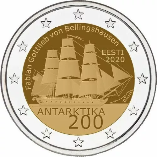 2 euro 2020 - Estonie - Eesti - Estland - Antarktika