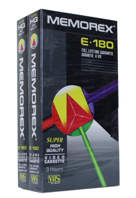 4 Cassette VHS Vierge AUCHAN 180 - K7 Video Neuf - Photo, audio & vidéo