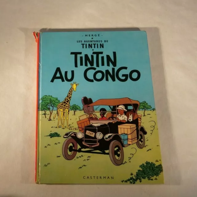 BD TINTIN Tintin au Congo Hergé Edition Casterman B39 - 1971