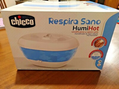 scatola originale Chicco Chicco HumiHot Respira Sano Umidificatore A Caldo Come nuovo 