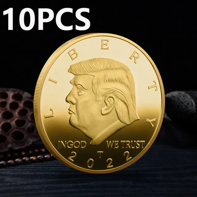 10 Pcs 2024 Donald Trump Coin THE REVENNGE TOUR President Challenge Great EAGLE