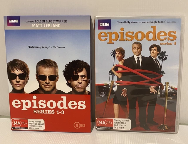 EPISODES BBC MATT LeBlanc Series Seasons 1 to 4 Region 4 PAL Matt Le