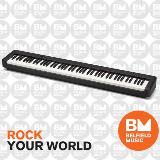 Casio CDP-S160 Digital Piano Black 88 Weighted Keys CDPS160 - Belfield Music