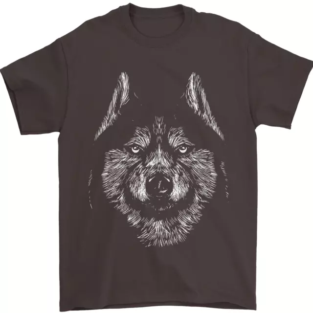 A Siberian Husky Mens T-Shirt 100% Cotton 3