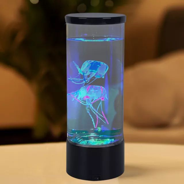 Jellyfish Aquarium LED 7 Color Changing Lighting Fish Tank Mood Light Lamp Light