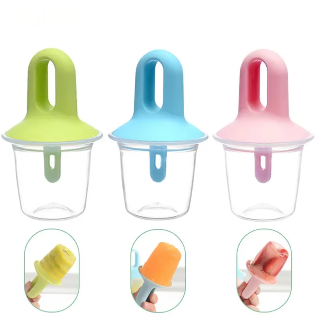 Mini Ice Popsicle Mold Ice Cream Ball Lolly Maker DIY Homemade Ice Pops Molds