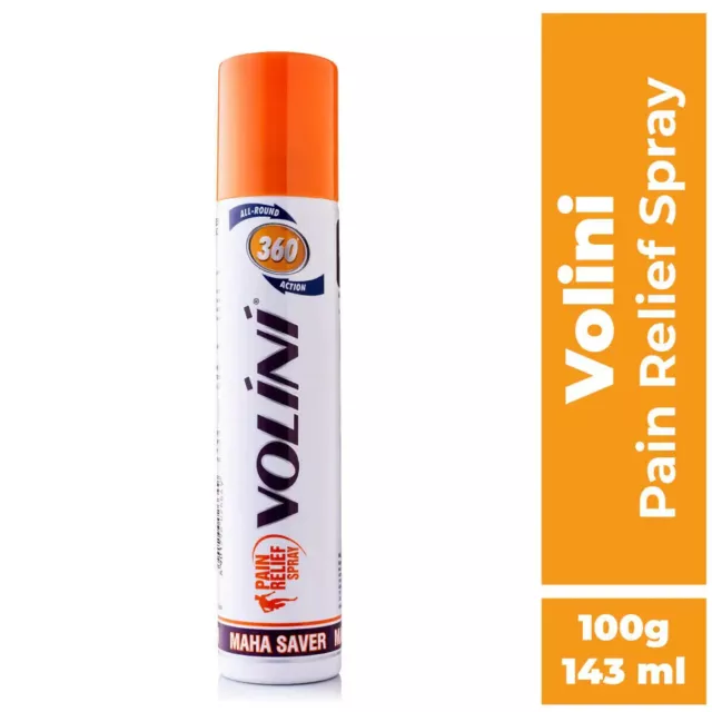 2X Spray antidolorifico in gel Volini - 100 g per dolori alla schiena, al... 2