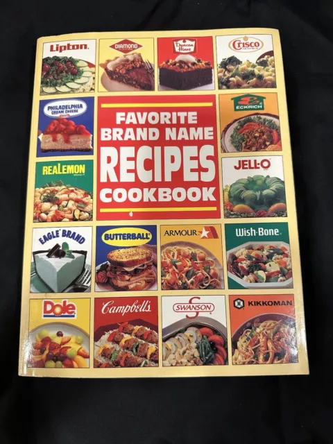 Vintage 1991 Favorite Brand Name Recipes Cookbook Cooking Cook Book