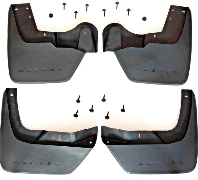 Kit Protection Garde-boue ABS 8 Pièces Pour Dacia Duster (2018-2023) – Contre éclats De Pierres, Rayures – Installation Adhésive Facile