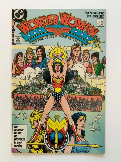 Wonder Woman #1   Vol 2 (1987)  George Perez Run  Dc Comics Copper Key