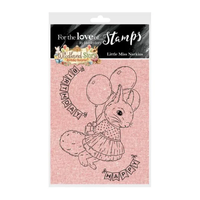 MISS NUTKIN HUNKYDORY For the Love of Stamps A7 klare Haftstempel FTLOS909